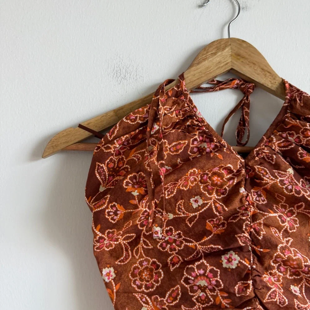 J. Crew V-Neck Top in Vintage‎ Vines